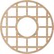 Ekena Millwork O'Neal Wood Fretwork Pierced Ceiling Medallion, Alder, 18"OD x 6 1/2"ID x 1/4"T CMWP18X18X0250ONAL - alternate 4